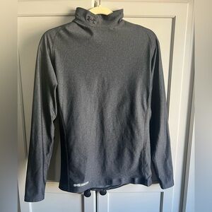 Under Armour Men's Grey Cold Gear Conpression Mock-neck Sweater Size XL